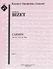 cover Carmen Suite No. 2 Orchestra sheet music cover